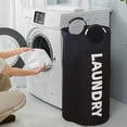 thumbnail image 2 of Dpityserensio 90L Oxford Laundry Bag - Extra Large Foldable Hamper for Dirty Clothes, Waterproof & Breathable Storage Bin for Bathroom, Bedroom or Dorm, Portable with Handles, 2 of 6