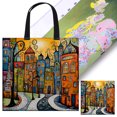 thumbnail image 1 of Bolso Punto Cruz Manual 11CT Casa Colorida para Principiantes, 1 of 9