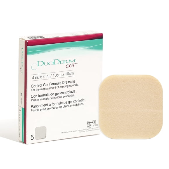 Apósito adhesivo ConvaTec DuoDerm Control Gel, 10 x 10 cm, 5 unidades