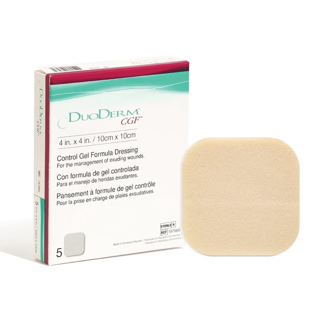 Apósito adhesivo ConvaTec DuoDerm Control Gel, 10 x 10 cm, 5 unidades