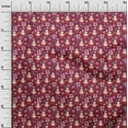 thumbnail image 2 of oneOone Cotton Jersey Bright Crimson Red Fabric Christmas Dress Material Fabric Print Fabric By The Yard 58 Inch Wide-RE, 2 of 4