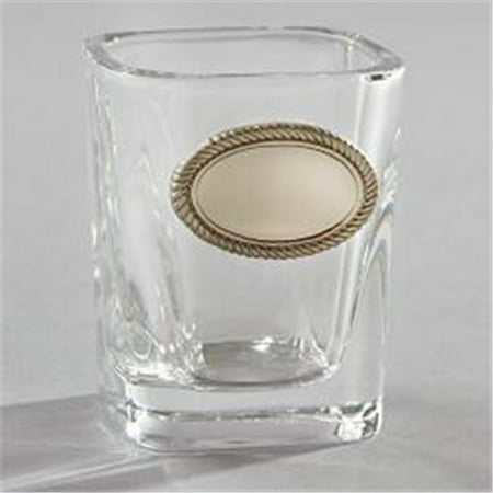 

2 oz Shot Glass with Engravable Plate