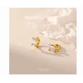 thumbnail image 1 of Aretes Plata Largos Xtellar  Con Zafiro Y Diamantes Elegancia Moderna, 1 of 3