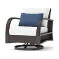 thumbnail image 3 of RST Brands Barcelo 5-piece Wicker and Fabric Motion Club Set in Bliss Ink/White, 3 of 5