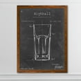 thumbnail image 2 of Barware Blueprint II - Barnwood Framed Canvas - 17 x 20 - Maple, 2 of 4