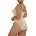 thumbnail image 2 of YIANNA Sculpting Bodysuit for Women Tummy Control Seamless Shapewear Body Shaper Tank Top Beige-XXS/XS, 2 of 5