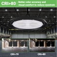 thumbnail image 6 of GREENLIGHTDEPOT LED High Bay - 200W - 22,000 Lumens - Slim UFO - Hook Mount - UFO Series - UL, 6 of 9