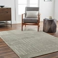 thumbnail image 6 of Hauteloom Akuji Wool Living Room, Bedroom Area Rug - Green, Brown, Orange - 2' x 3', 6 of 8