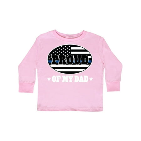 

Inktastic Law Enforcement Dad Police Officer Gift Toddler Boy or Toddler Girl Long Sleeve T-Shirt
