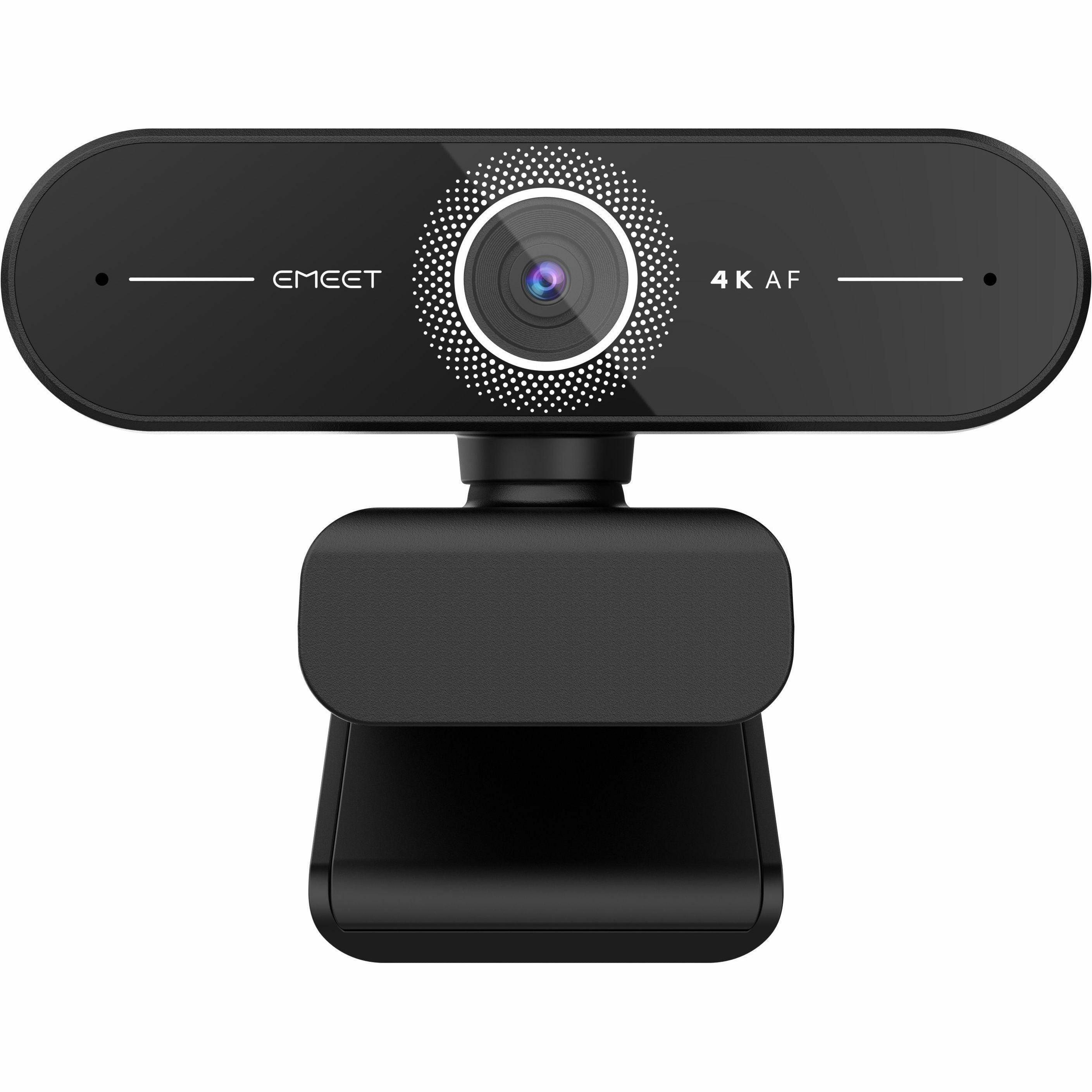 EMEET C60E 4K, 4K@30fps or 1080p@60fps Webcam with 2 Noise Reduction Mics, Autofocus, 73&deg; Field of View, Plug and Play and compatible with all OS, and popular Apps Zoom/Skype/Facetime/YouTube