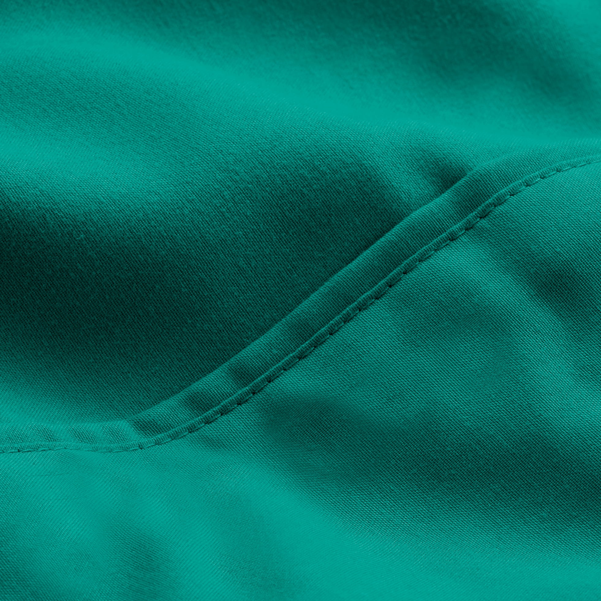 Bare Home Premium 1800 Ultra-Soft Microfiber Pillowcase Set - Double Brushed - Hypoallergenic - Wrinkle Resistant (Standard Pillowcase Set of 2, Emerald)