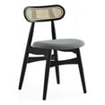 thumbnail image 6 of Manhattan Comfort Colbert 18.11" Wood Dining Chair in Black/Gray (Set of 4), 6 of 12