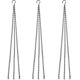 thumbnail image 2 of Cadena de cesta colgante, 3 conjuntos de cadenas metálicas de colgador de plantas con clips para macetas, macetas, jaula de pájaros, linternas kaili Sencillez, 2 of 2