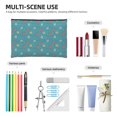 thumbnail image 4 of Cauagu Funny Cat Blue for Tyvek Makeup Bag,Reusable Travel Cosmetic Bag Women Organizer Toiletry Bag Birthday,Gifts for Women Girlfriend Mom Teacher 6.5’’*8.9’’, 4 of 7
