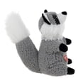 thumbnail image 2 of Only The Best For My Dog ®​ , 6.5 Inch Squeaky Plush Dog Toy, Grey Racoon, 2 of 4