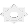 thumbnail image 2 of 16"OD x 5"ID x 8 3/4"C x 1"P Axel Architectural Grade PVC Contemporary Ceiling Medallion, 2 of 4