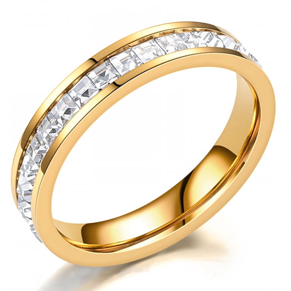 DESIGNICE Gold Rings for Women,Soft Touch Fashion Rings for Women,Stable Framework Tarnish Free Gold Rings,Gold Plated