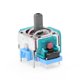 thumbnail image 4 of 5pcs 3D Joystick analógico Consola de juegos Reemplazo Thumb Stick para controlador PS5 Hugtrwg  Nuevos Originales, 4 of 9