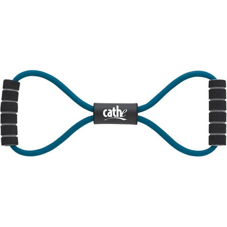 Latex Figure 8 Toning Tubes with DVD, Blue/Heavy