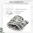 thumbnail image 4 of Sikiie Beach Oven Mitts and Pot Holders Set, Kitchen Oven Glove High Heat Resistant with Non-Slip Silicone Surface for Cooking, 4 of 7