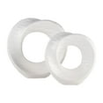 thumbnail image 5 of Decorative Home Decor Sculpture - Bathroom Accessory, Office and Room Decor Statement Piece - Modern Statue Accent for Living Room Decor, Bookself, Coffee Table or Artful Ornaments - 8" White, 5 of 8