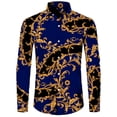 thumbnail image 1 of Camisa a cuadros retro para hombre Camisa de manga larga de temporada Ropa casual para exteriores para hombre Camisa de estilo étnico para exteriores Camisa con solapa y botones, 1 of 6