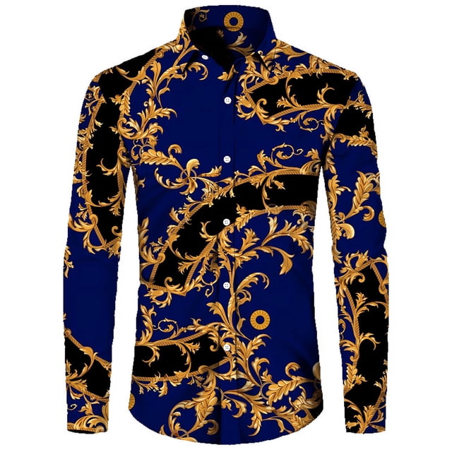 Camisa a cuadros retro para hombre Camisa de manga larga de temporada Ropa casual para exteriores para hombre Camisa de estilo étnico para exteriores Camisa con solapa y botones