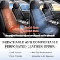 thumbnail image 4 of Fit for Ford 98% Models,2Pcs Waterproof Faux Leather Car Seat Cushions,Car Interior Protectors,Airbag Compatibility,Seat Covers for Car(Black), 4 of 6