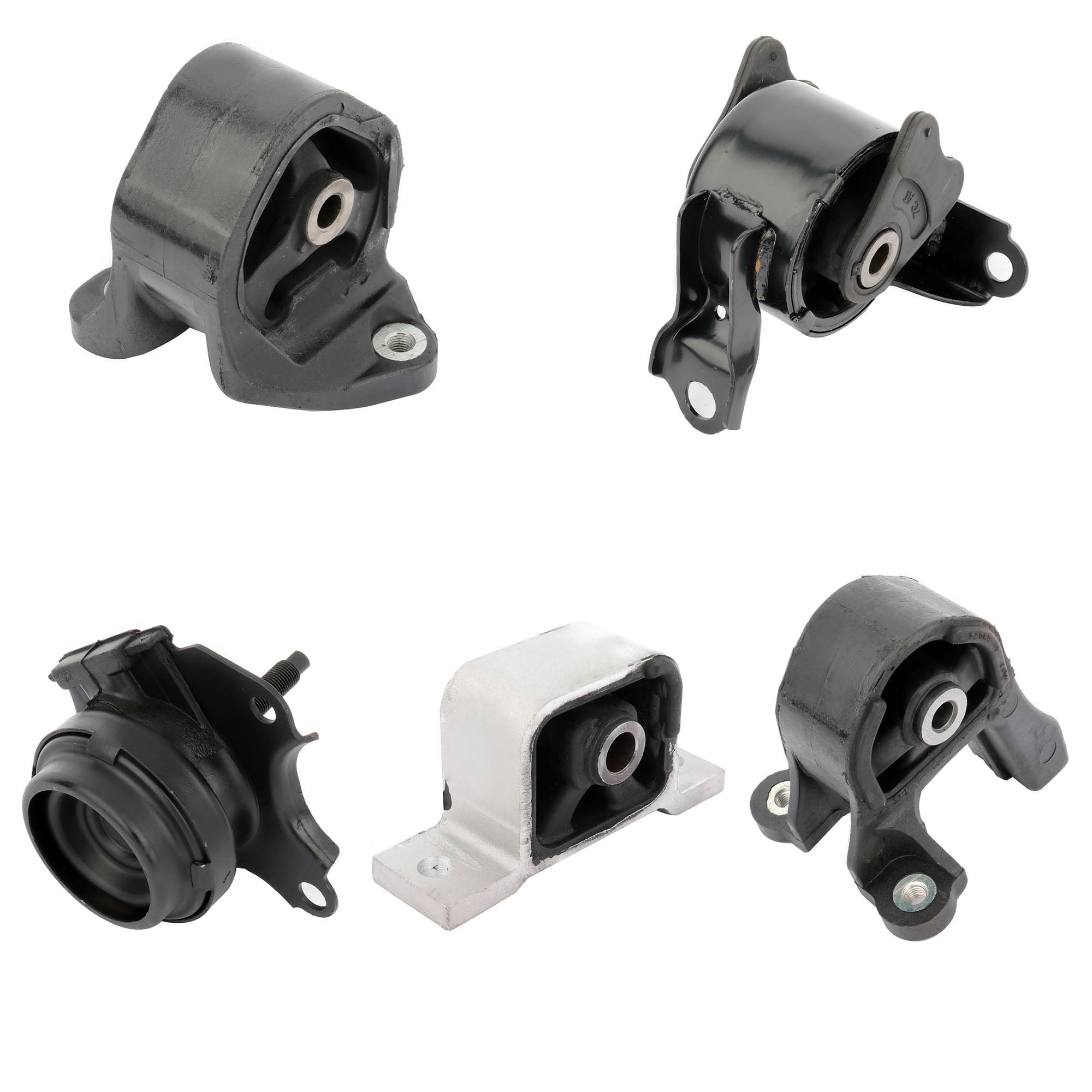 ECCPP Engine Motor and Trans Mounts Set of 5 Fit For 2002 2003 2004 2005 2006 for Honda CRV 2.4L AT 2003-2011 for Honda Element 2.4L 4WD