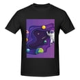 thumbnail image 4 of Bingfone Astronaut Men'S Loose Fit Short-Sleeve Pocket T-Shirt, 4 of 7