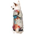 thumbnail image 1 of Balery Colorful Dachshund Art Sudadera con Capucha para Perros Pequeños – Ropa para Mascotas, Disfraz para Perros y Gatos, Ideal para Fiestas y Cosplay-Small, 1 of 7