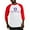 Red/White, variant on CafePress - Delta Tau Delta Purple Stacked Signature Baseball Jersey - Cotton Baseball Jersey, 3/4 Raglan Sleeve Shirt