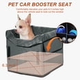 thumbnail image 4 of Asiento de coche para perros pequeños Cama de viaje portátil para perros Cama de viaje para mascotas pequeñas Gris, 4 of 7