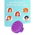 thumbnail image 4 of SZTXJ Shampoo Brush, Scalp Care Brush with Soft Silicone Scalp Massager (Purple), 4 of 4