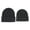 Black, variant on FFENYAN Children's Solid Color Lightweight Knitted Cotton Hat for Fall and Winter Soft and Breathable Everyday Cap for Kids Ideal for Cool Weather Outings and Play for 0-6 Years