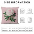 thumbnail image 5 of Pillow Covers Pink Flower with&nbsp;&nbsp;Floral Pattern Decorative Pillow Covers Super Soft Square Charming Pillow Case&nbsp;for Home Couch Wedding Gift, 5 of 5