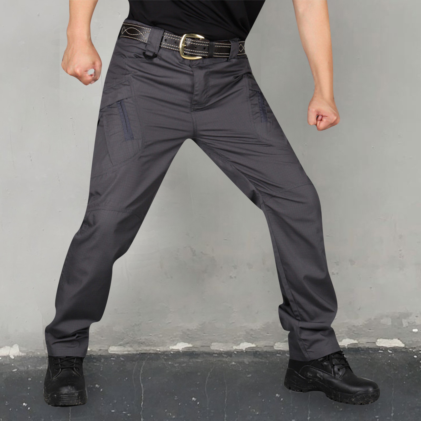 Pantalon De Travail Homme Grande Taille - Multipoches, Doublé Chaud, Convertible Hiver - 2