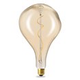 thumbnail image 3 of FLSNT Bombilla grande Edison E27 Vintage, A165S Lámpara decorativa de filamento en espiral LED retro, 4 W (equivalente a 25 W), blanco cálido 2200 K, no regulable, paquete de 2 Afortunado Sencillez, 3 of 5