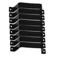 thumbnail image 4 of QUMIIRITY 8Pcs Aluminum Alloy Downspout Strap Black for Gutter Accessories, 4 of 7
