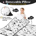 thumbnail image 3 of Baseball Doodle Pattern Toddler Nap Mats for Kids Preschool,Sleeping Mat Bag or Kids,Toddler Sleeping Bag,Toddler Nap Mat or Daycare, 3 of 6