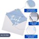 thumbnail image 2 of Tarjetas de agradecimiento Layneria, paquete de 100, azul claro con sobres, 2 of 7