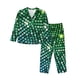 thumbnail image 1 of Balery Green Disco Lights Conjunto de Pijama con Estampado para Mujer, Conjunto de Dos Piezas con Manga Larga, Ropa de Dormir Suave con Bolsillos, Pijamas Cómodos-Small, 1 of 7