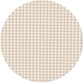 thumbnail image 3 of Round Fitted Tablecloth 52 Inch, Beige Gingham Round Fitted Tablecloth Fitted Tablecloth Water Resistant Spill Proof Table Covers Outdoor Tablecloth for Dining, Parties, Camping, 3 of 8