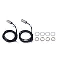 thumbnail image 1 of Uadme Sensor De Proximidad, 2 Piezas Sensor De Proximidad Inductivo Distancia De Detección De 4 Mm DC 3 Cables PNP NO Sensor De Aproximación Inductivo, 1 of 7
