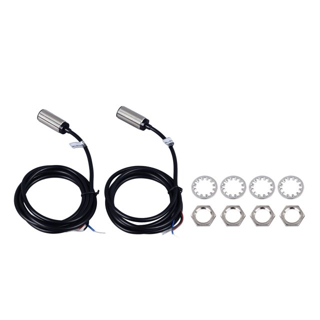 Uadme Sensor De Proximidad, 2 Piezas Sensor De Proximidad Inductivo Distancia De Detección De 4 Mm DC 3 Cables PNP NO Sensor De Aproximación Inductivo