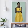 thumbnail image 3 of Realism Portrait Painter Amy Sherald Painting Art Poster (22) Wall Art Poster Scroll Canvas Painting Picture Living Room Decor Home 24x36inch(60x90cm), 3 of 6
