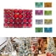 thumbnail image 3 of 100Pcs Christmas Ball Shatterproof Christmas Tree Decoration Ball Christmas Ball Ornaments Holiday Wedding Party Decoration Ball, 3 of 5