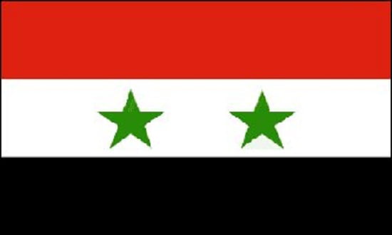 Flag of Syria - Many Options Syrian High Grade Aluminum License Plate 