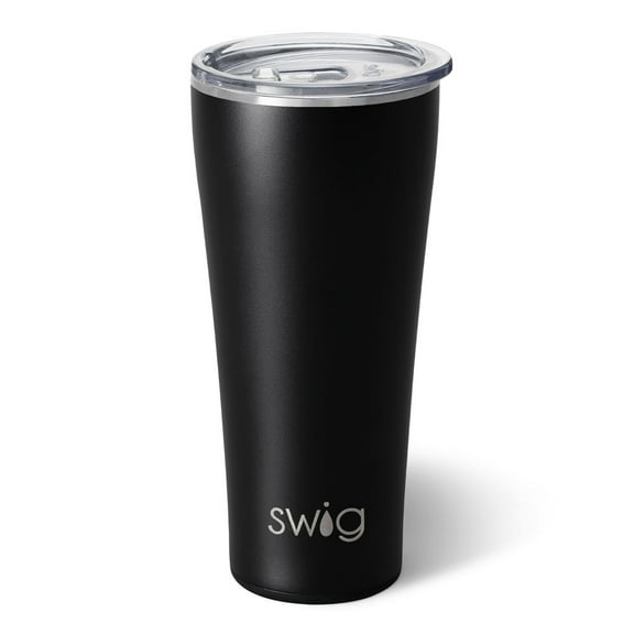 Swig Life 32oz Tumbler | Insulated Stainless Steel Travel Tumbler | Black