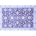 thumbnail image 1 of Ahgly Company Indoor Rectangle Oriental Blue Traditional Area Rugs, 7' x 9', 1 of 4